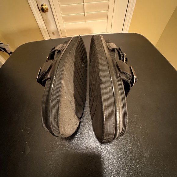 Dr Martens Myles brando black leather size 10 slipper sandals main image 5